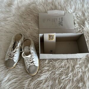 GOLDEN GOOSE shearling super-star sneakers